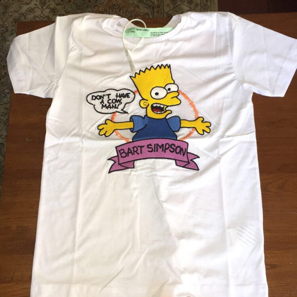 Off White Bart Simpson t
